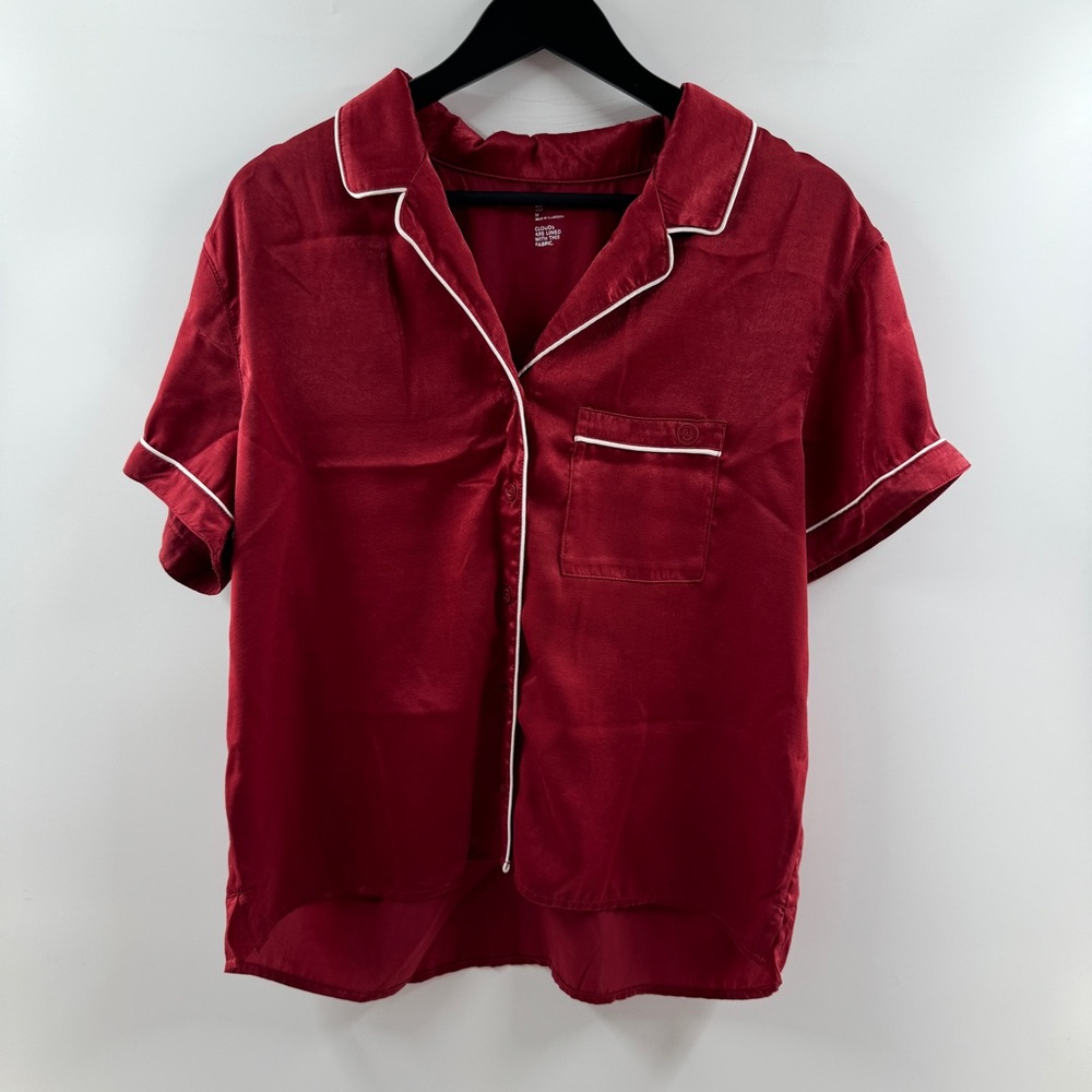 Gilly Hicks Red Satin Pajama Set – Women’s M - Picture 2 of 11